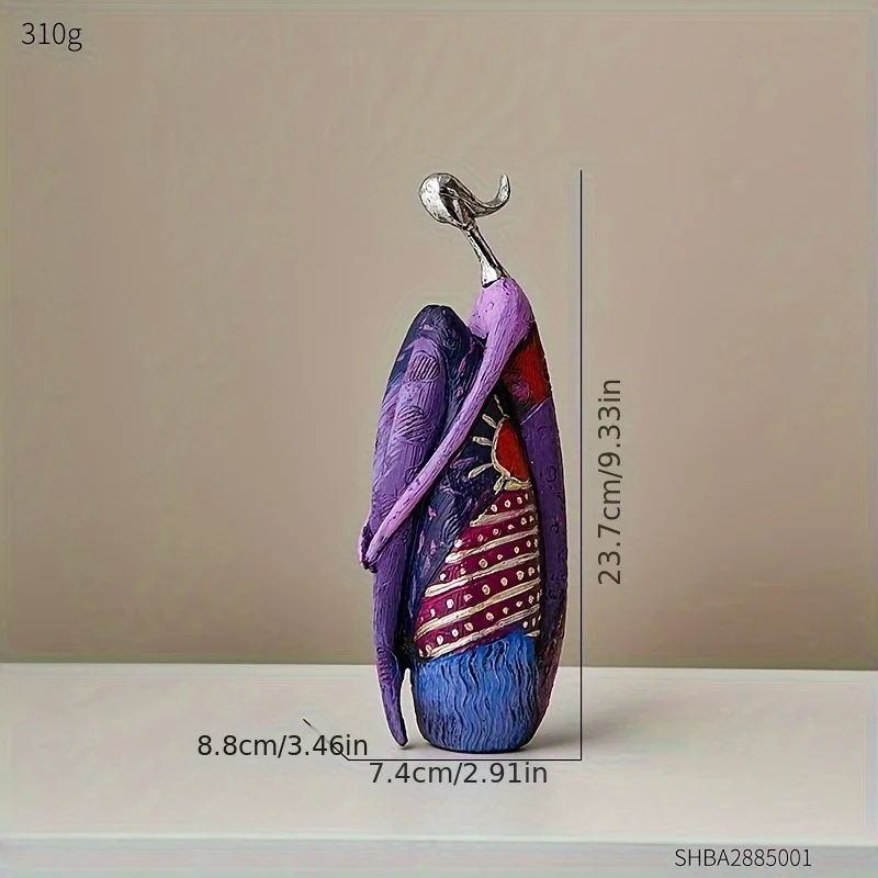 Thumbnail: Colorful abstract purple and blue sculpture