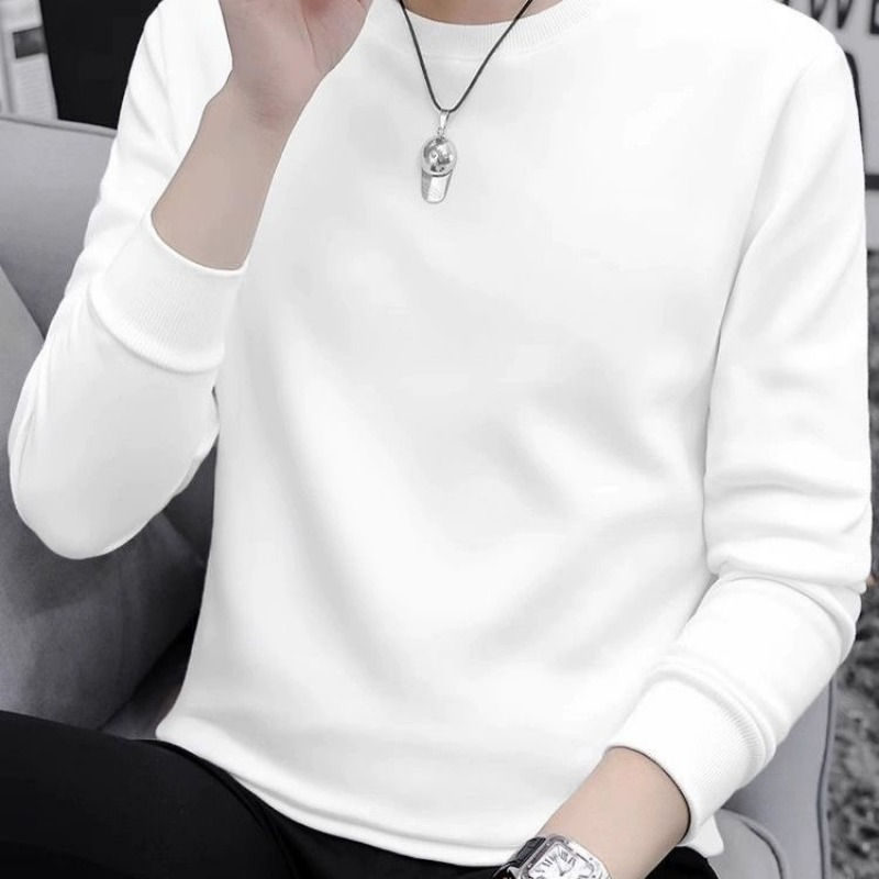 Thumbnail: Man in white long-sleeved shirt with necklace