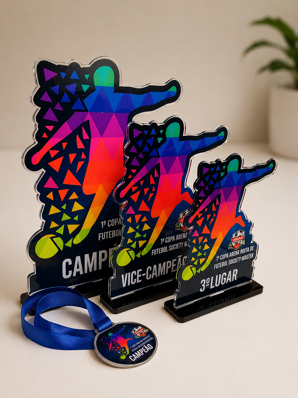 Miniatura: Troféu Personalizado Acrílico