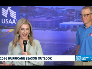 Meteorologist Cheryl Nelson and Dr. Phil Klotzbach on 13NewsNow