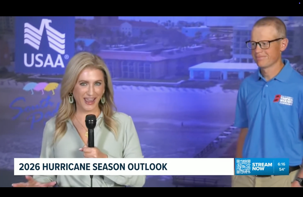 Meteorologist Cheryl Nelson and Dr. Phil Klotzbach on 13NewsNow