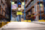 female warehouse working storage department