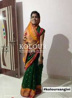 Green Red Saree Customer Pic.jpeg
