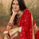 Thumbnail: Bright Red Marathi Woven Paithani Silk Saree