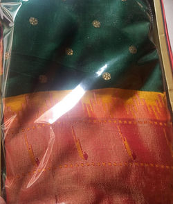 Green Red Parrot Paithani Review Chaitrali