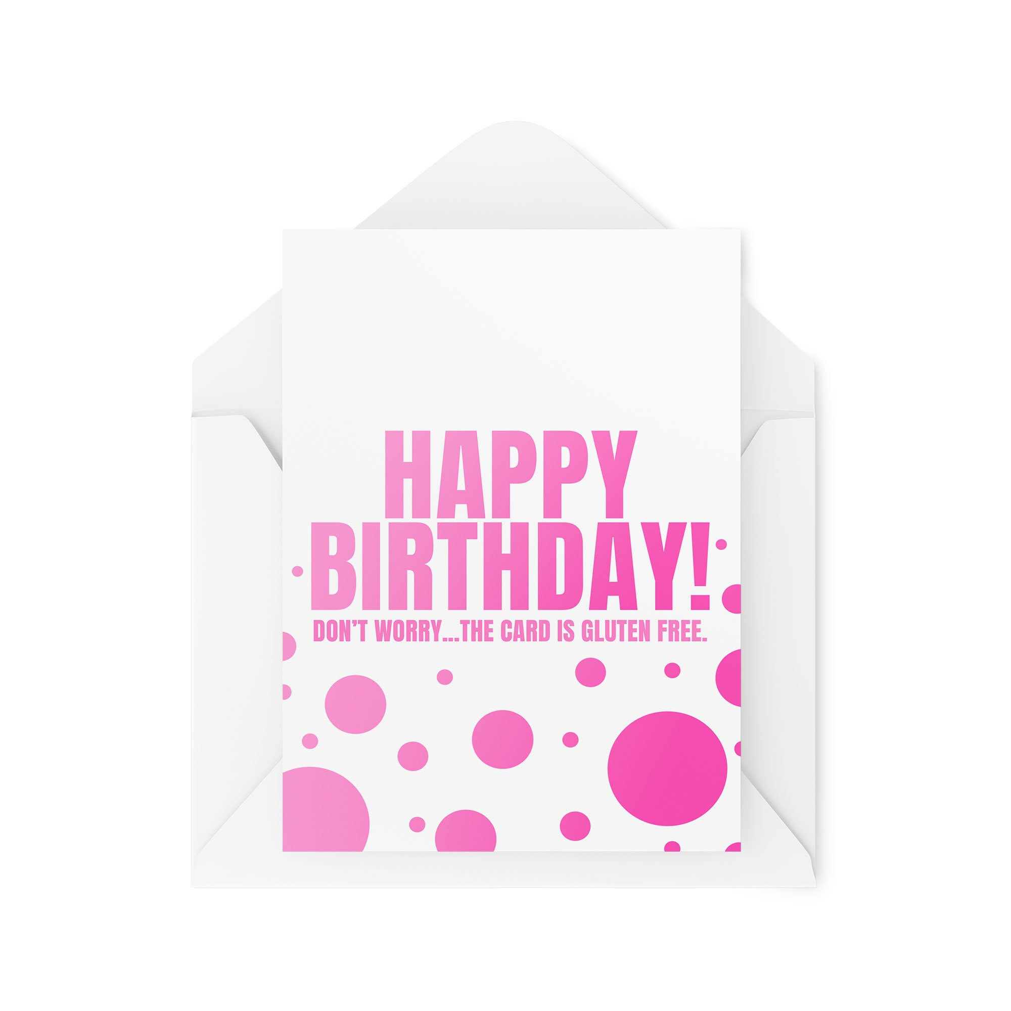 Don't Worry the Card is Gluten Free - Birthday Card - CBH1495