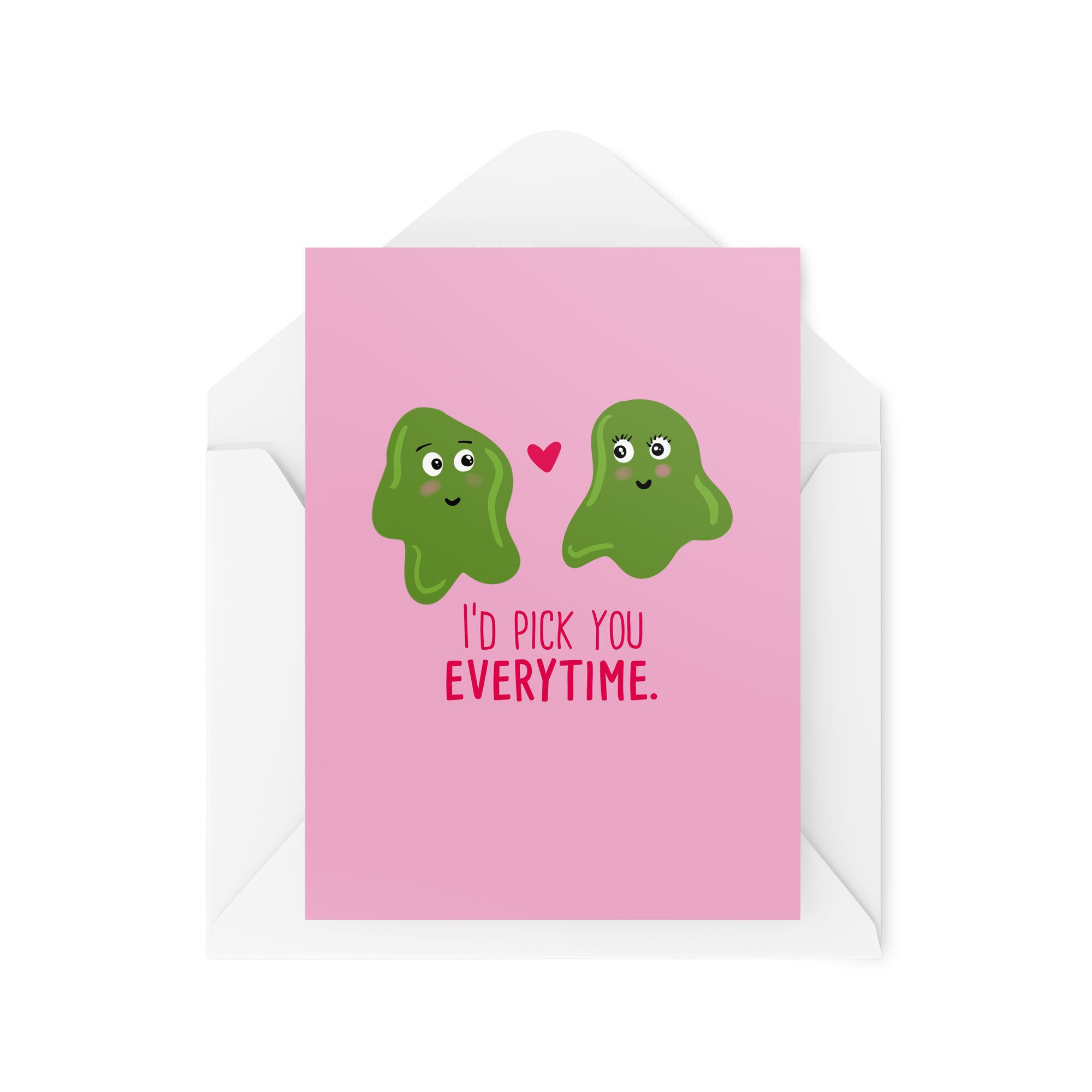 I'd Pick You Everytime - Girlfriend Card - CBH508