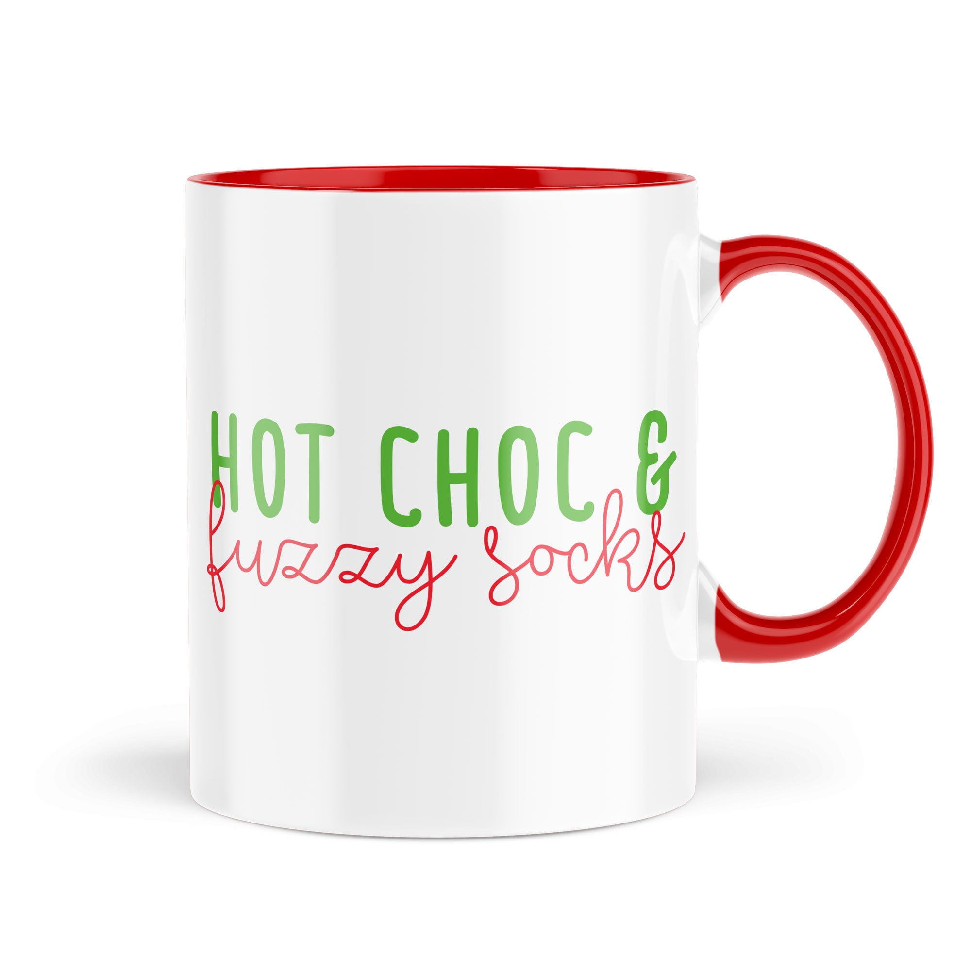Hot Choc And Fuzzy Socks Mug