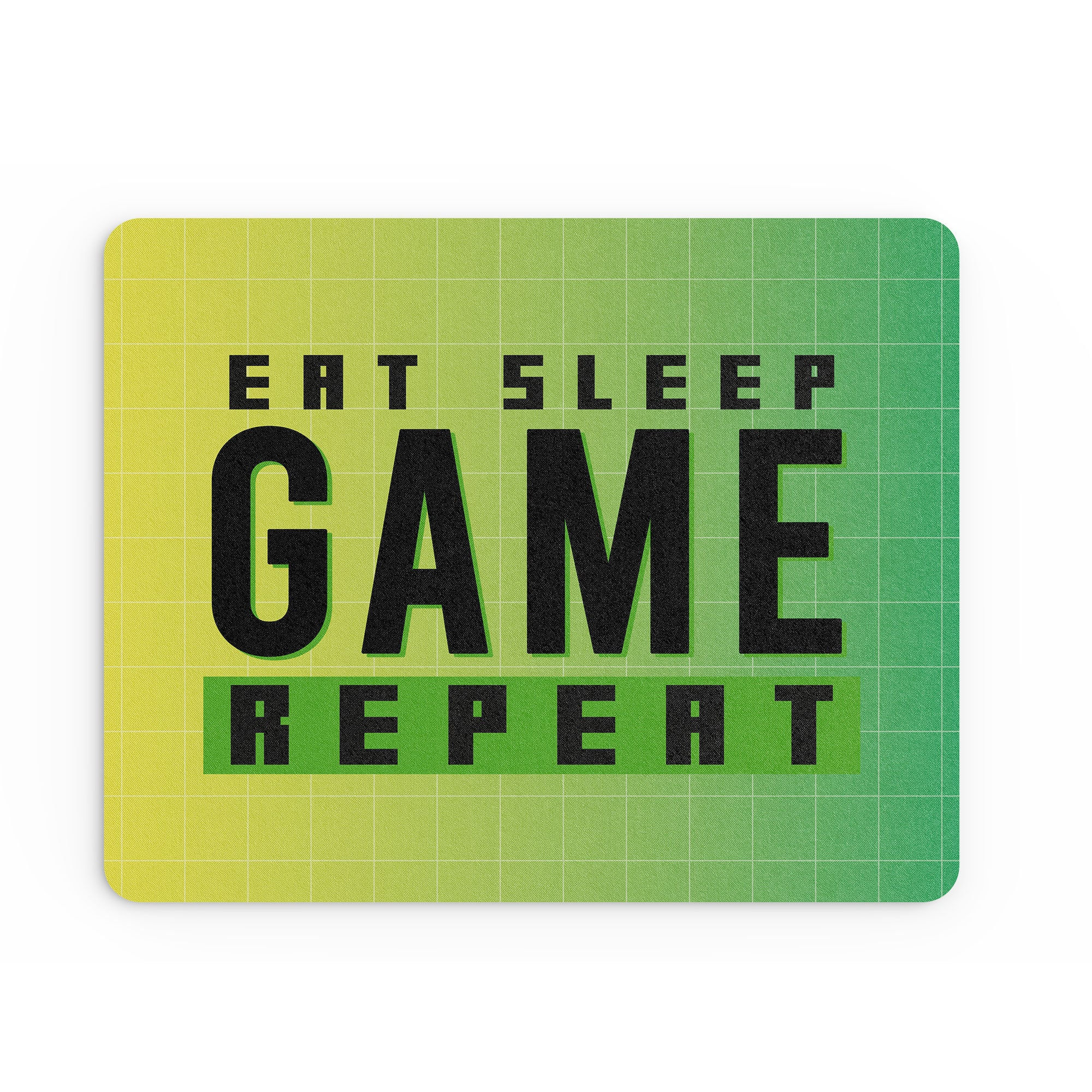 Funny Mouse Mat Eat Sleep Game Repeat Gaming Banter MM145