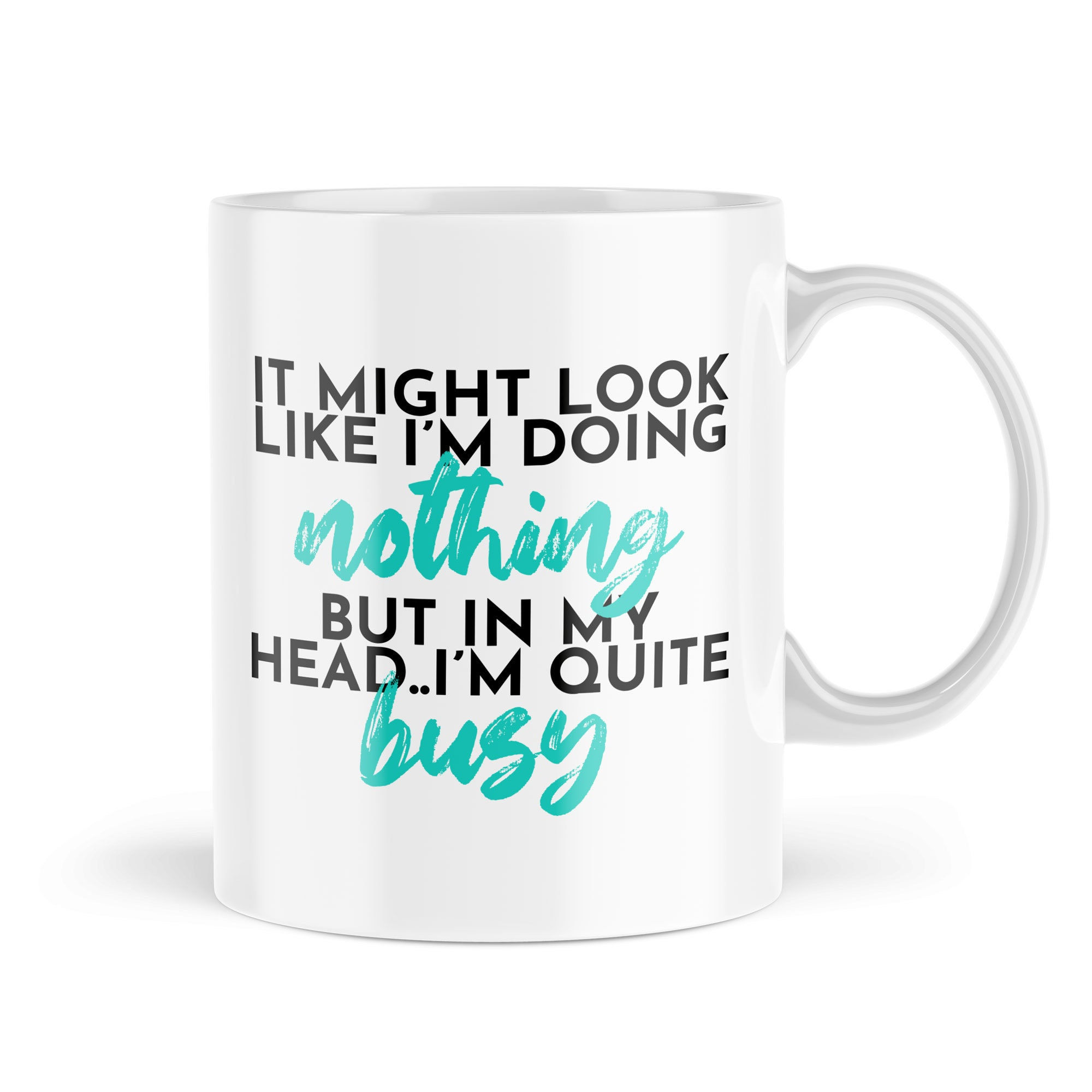 Funny Mugs Work Colleagues Leaving Mug Doing Nothing Busy Promotion… - MBH667