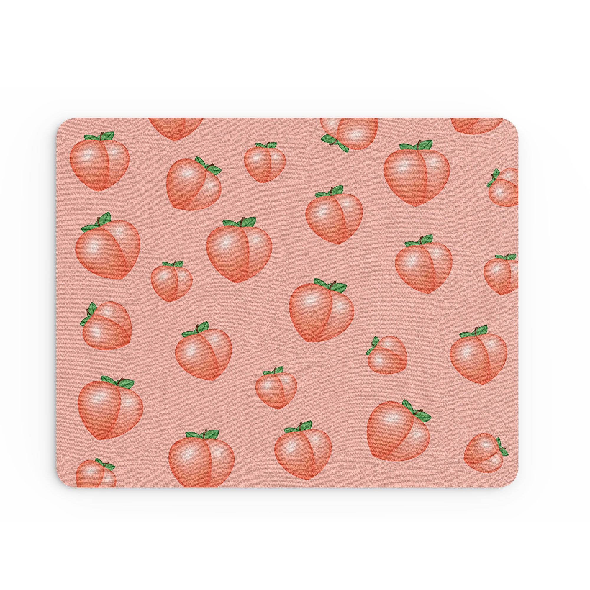 Funny Mouse Mat Peach Pattern Aesthetic Stationary MM93