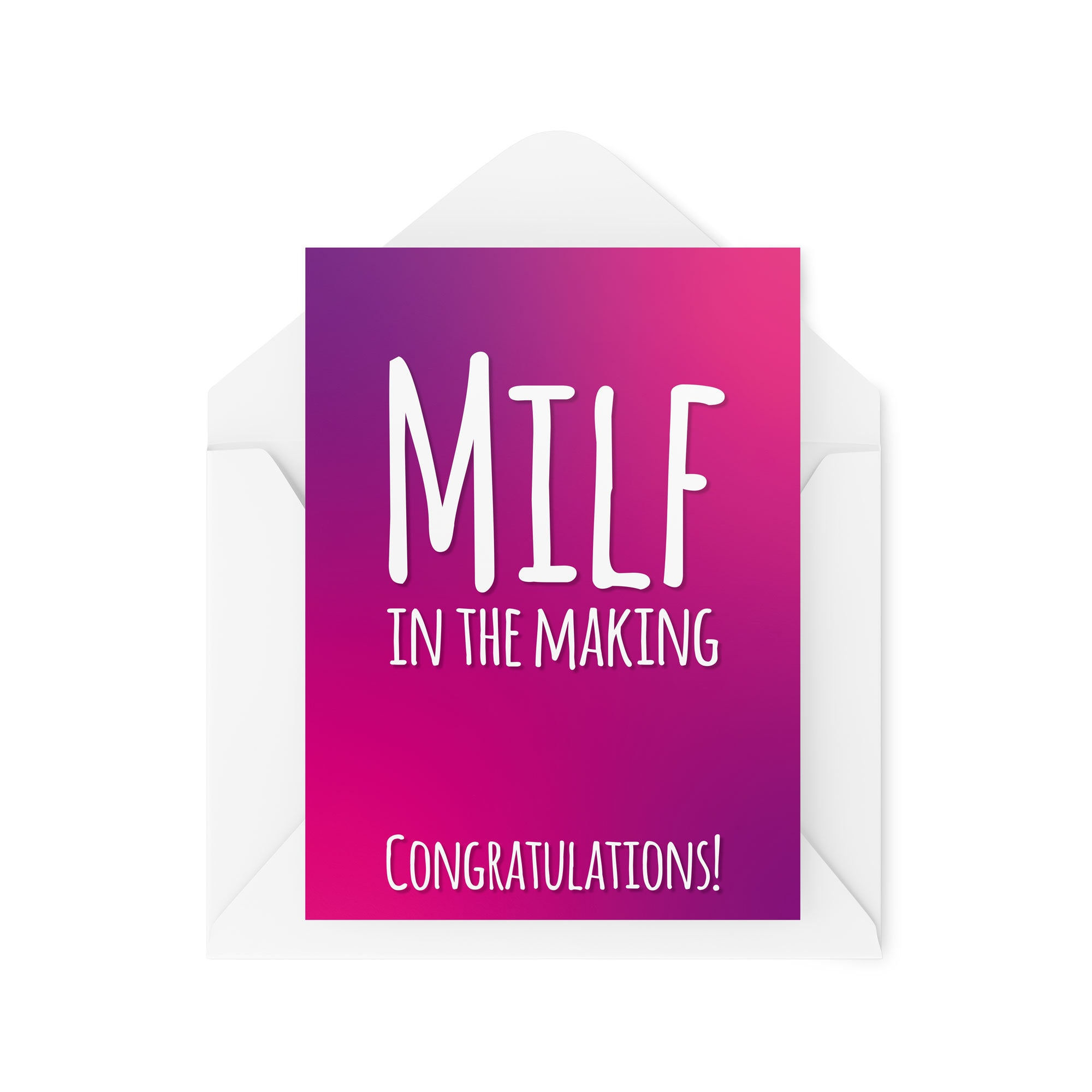 Congratulations You Milf Pregnant - Maternity Card - CBH332