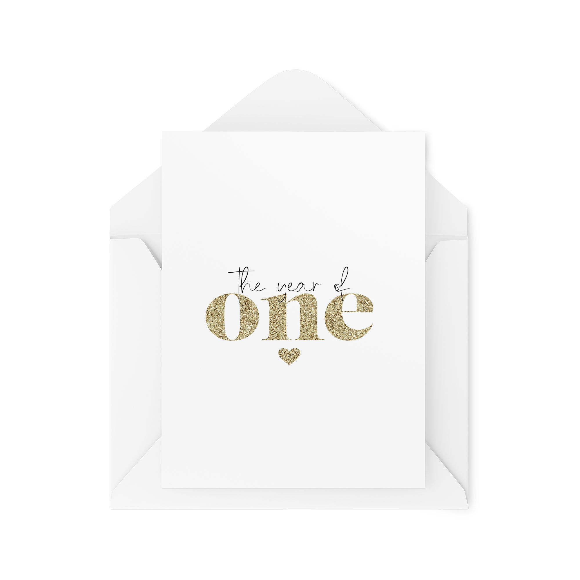 The Year of One - 1st Birthday Card - CBH1842