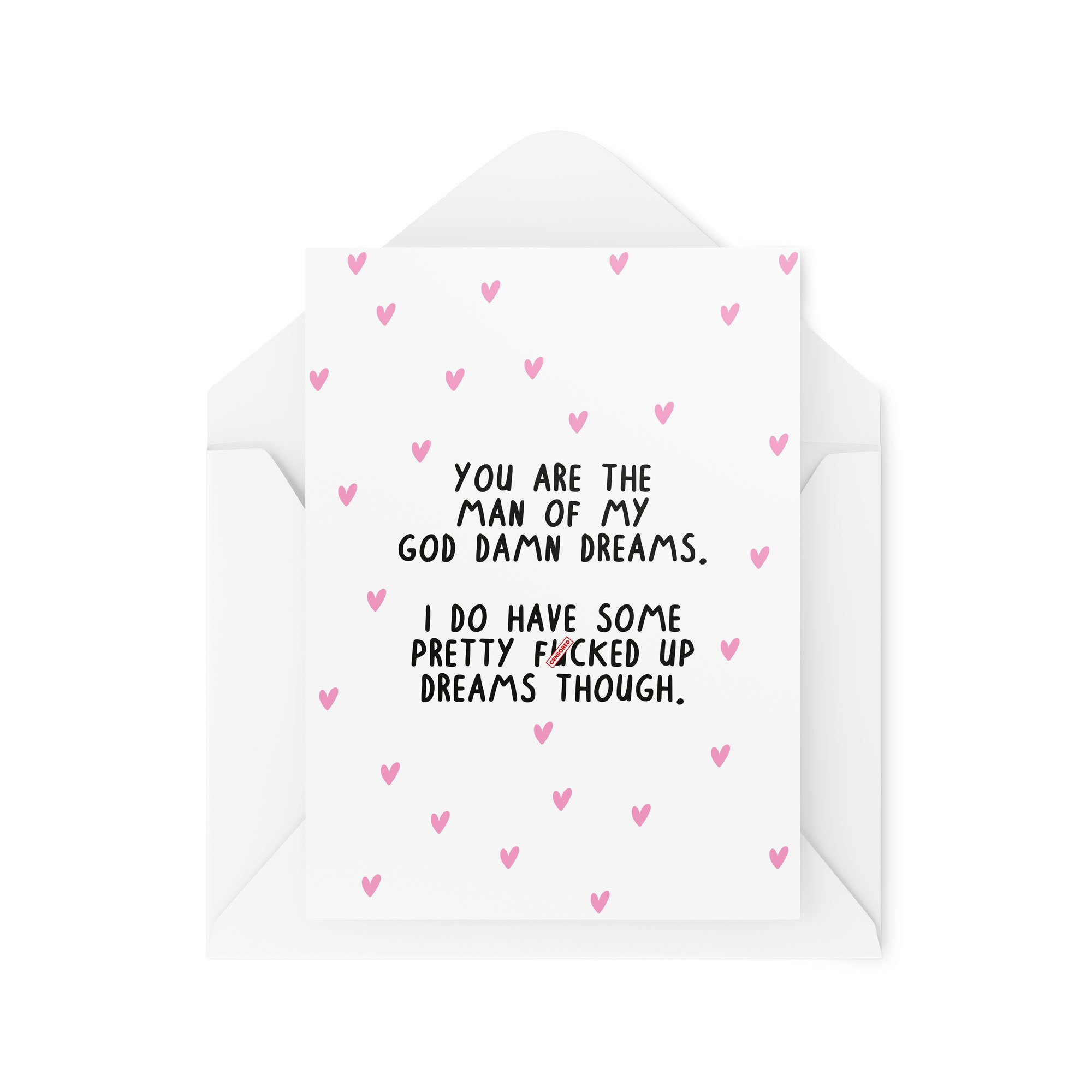 You Are The Man Of My Dreams Card - Anniversary Card - CBH660