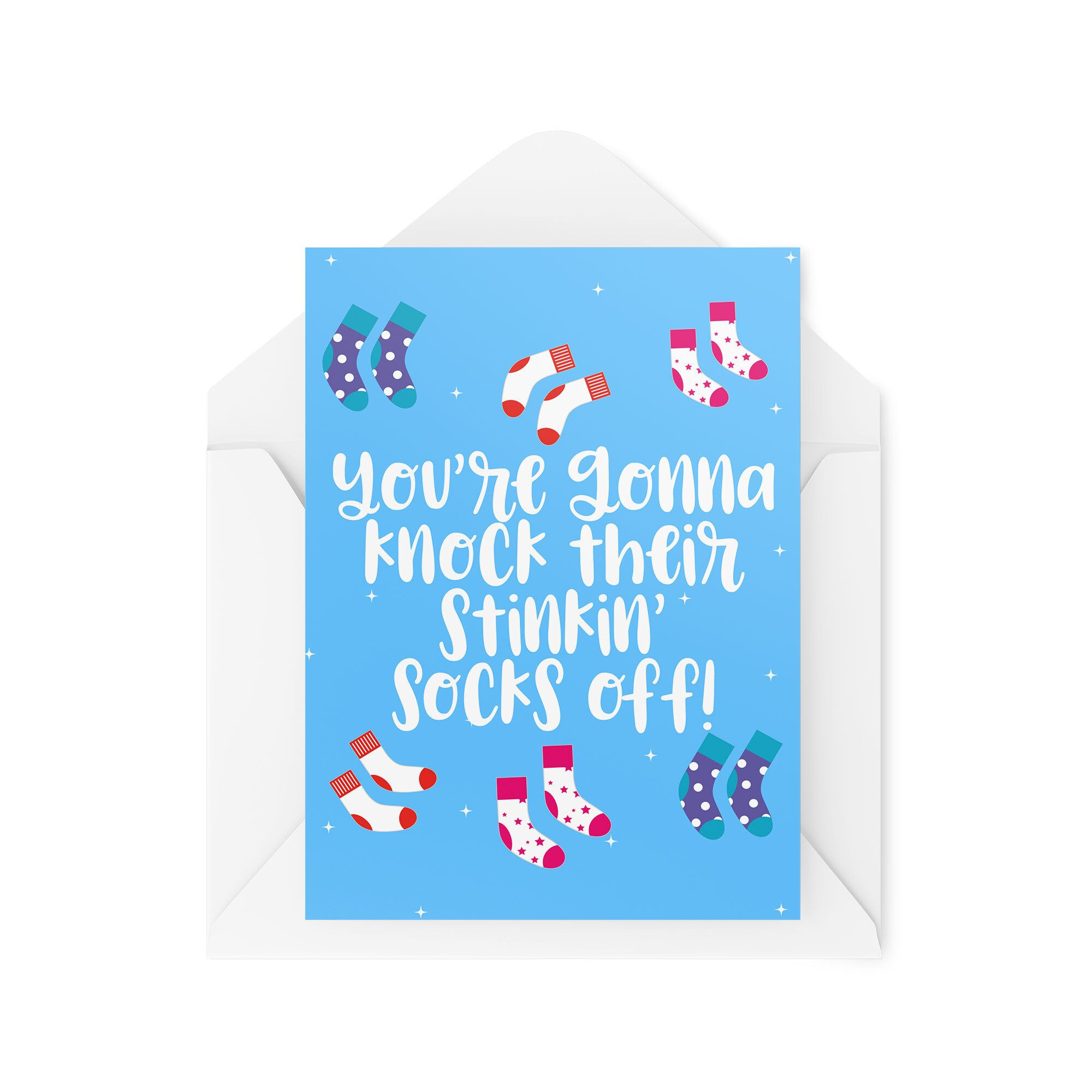 You're Gonna Knock Their Socks Off - New Job Card - CBH1518