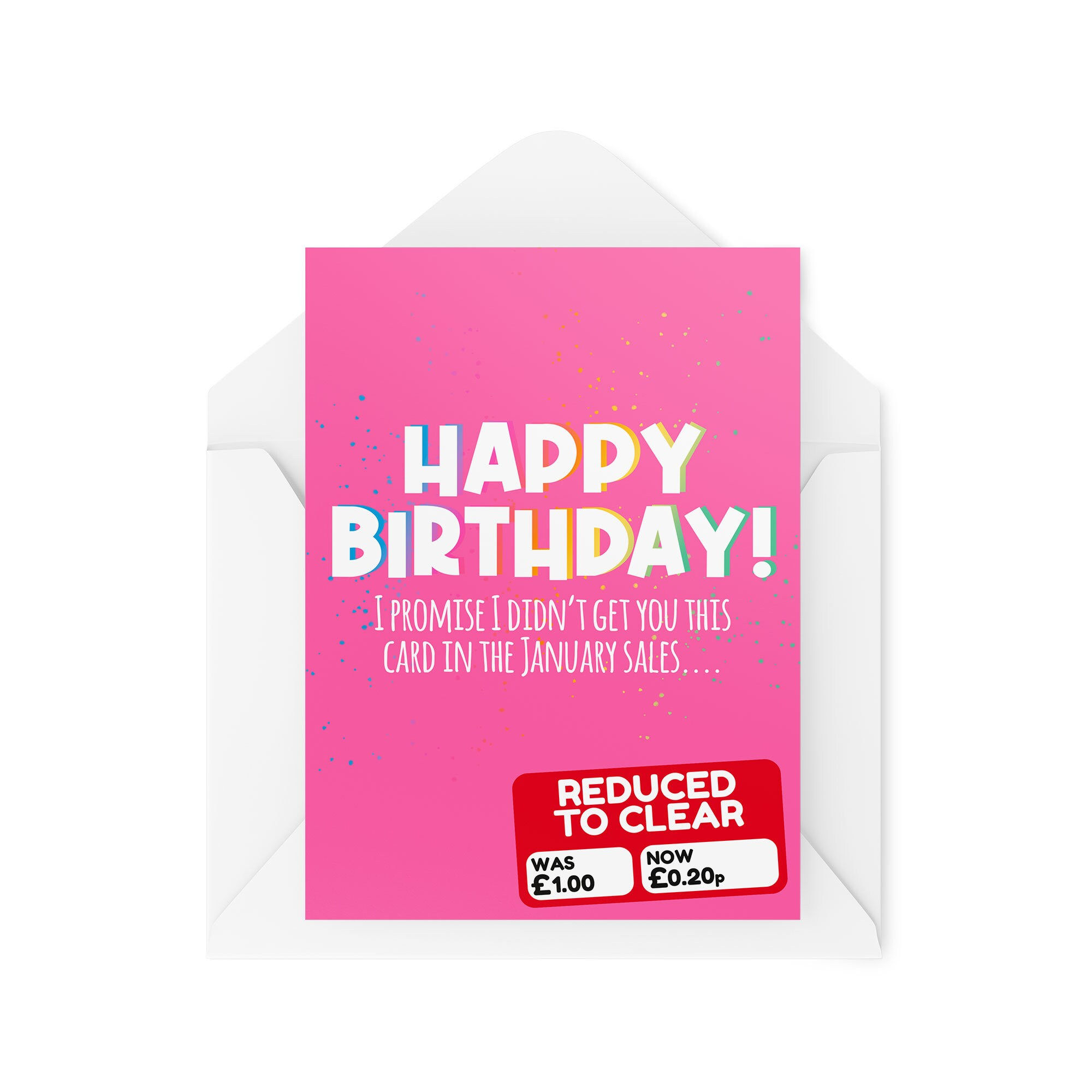 January Sales - Birthday Card - CBH1489