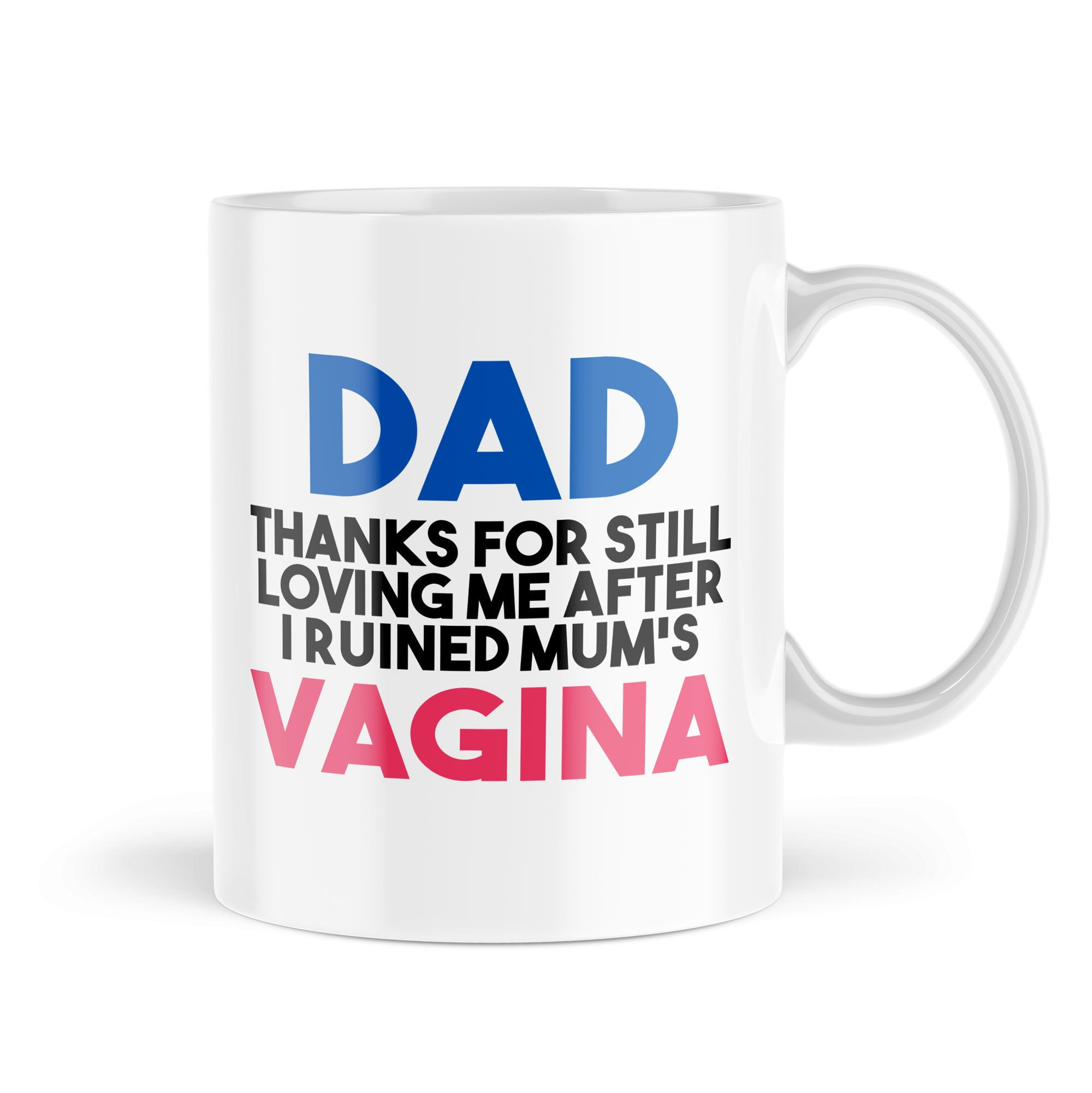 Funny Father's Day Gifts For Him Gifts Thank You Loving Me Mug… - MBH711