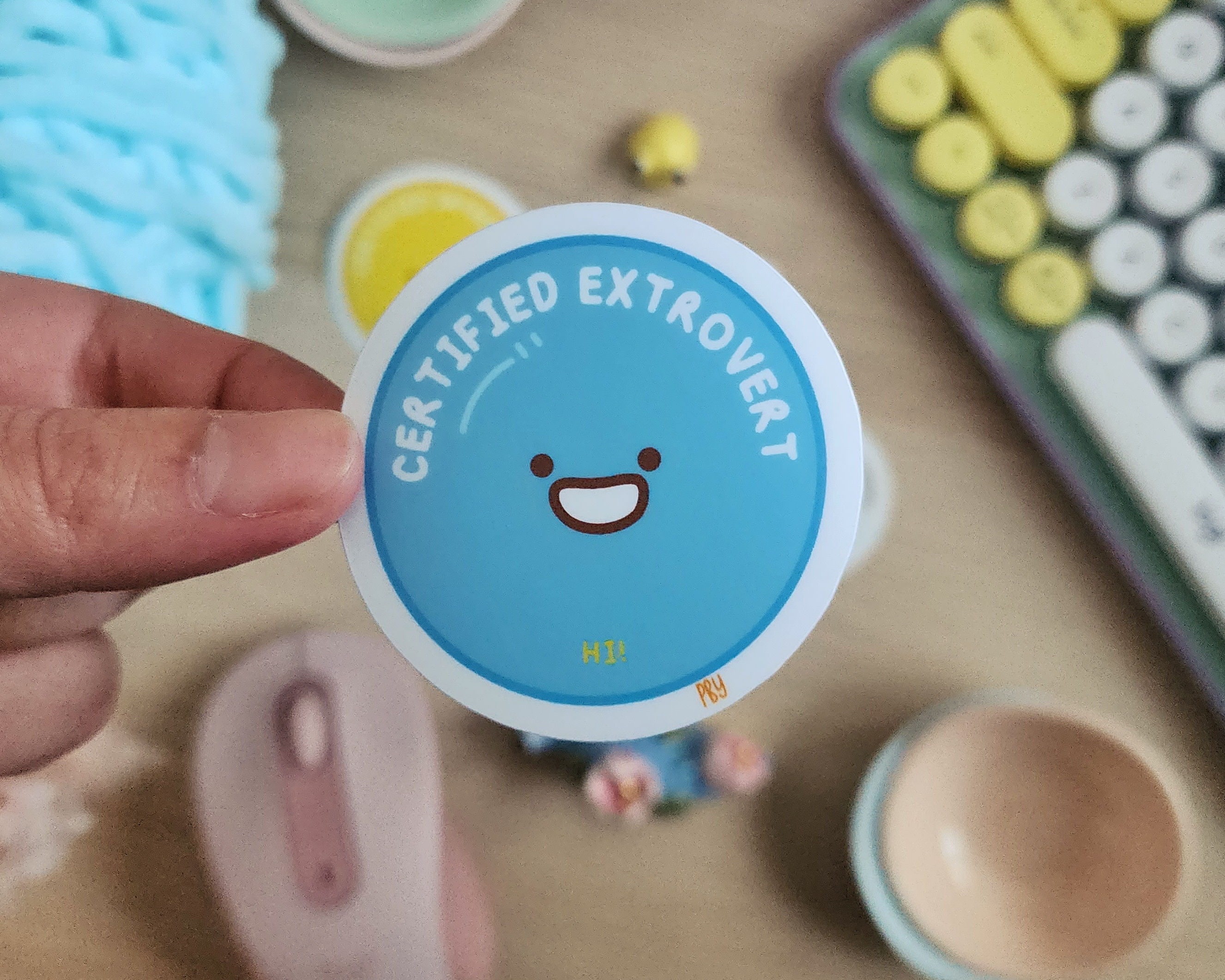 Certified Extrovert Vinyl Stickers
