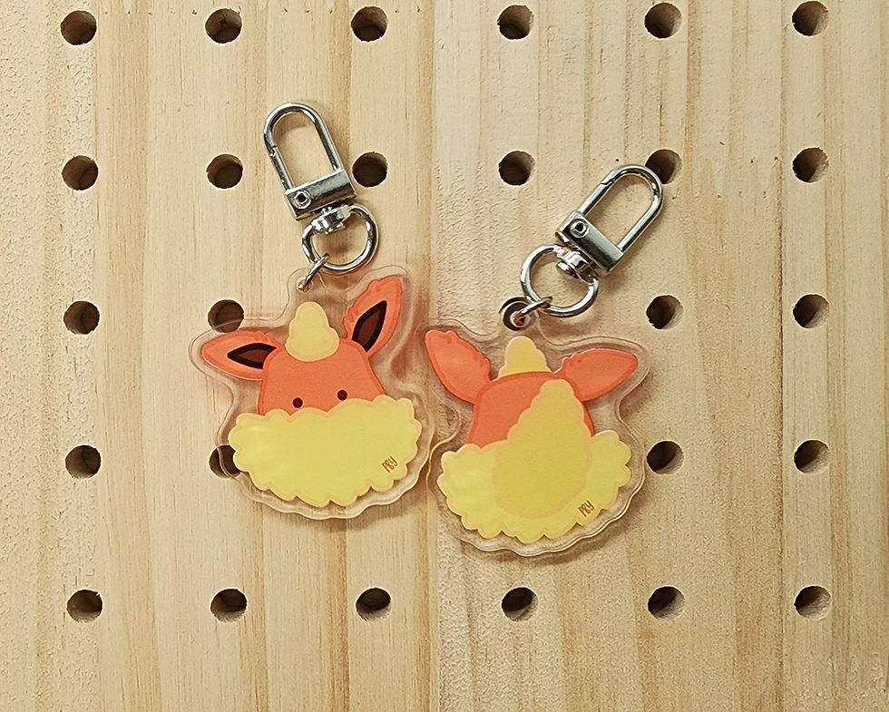 Thumbnail: Eeveelutions | Acrylic Keyring