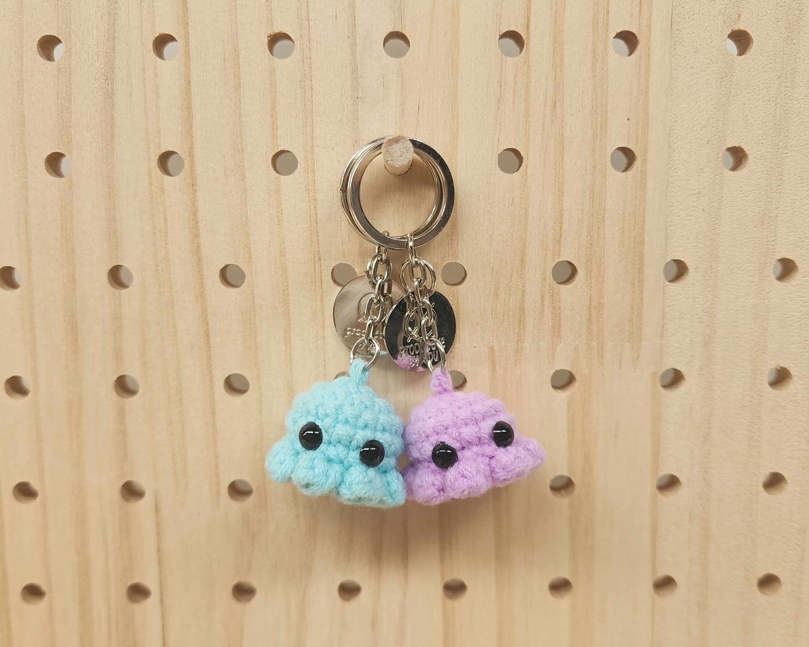 Baby Octopus Plushie Keyring