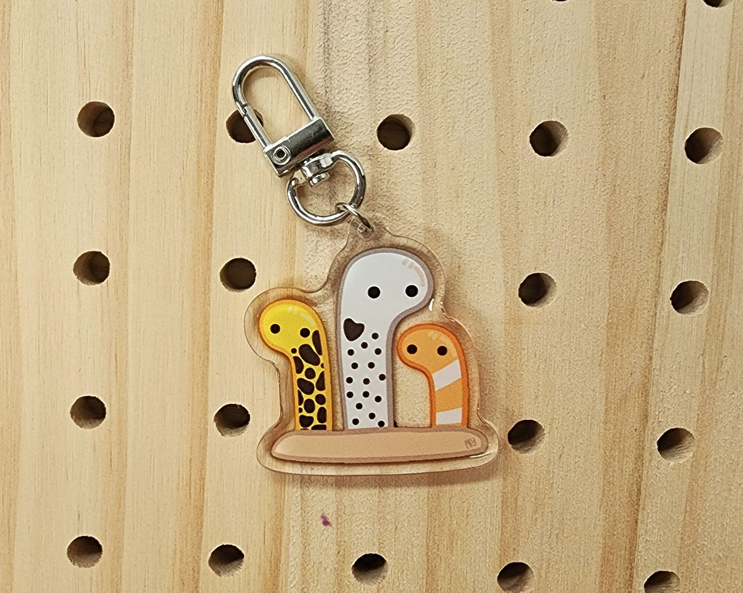 Garden Eel | Acrylic Keyring