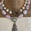 Thumbnail: Hand Linked Faceted Kunzite Necklace