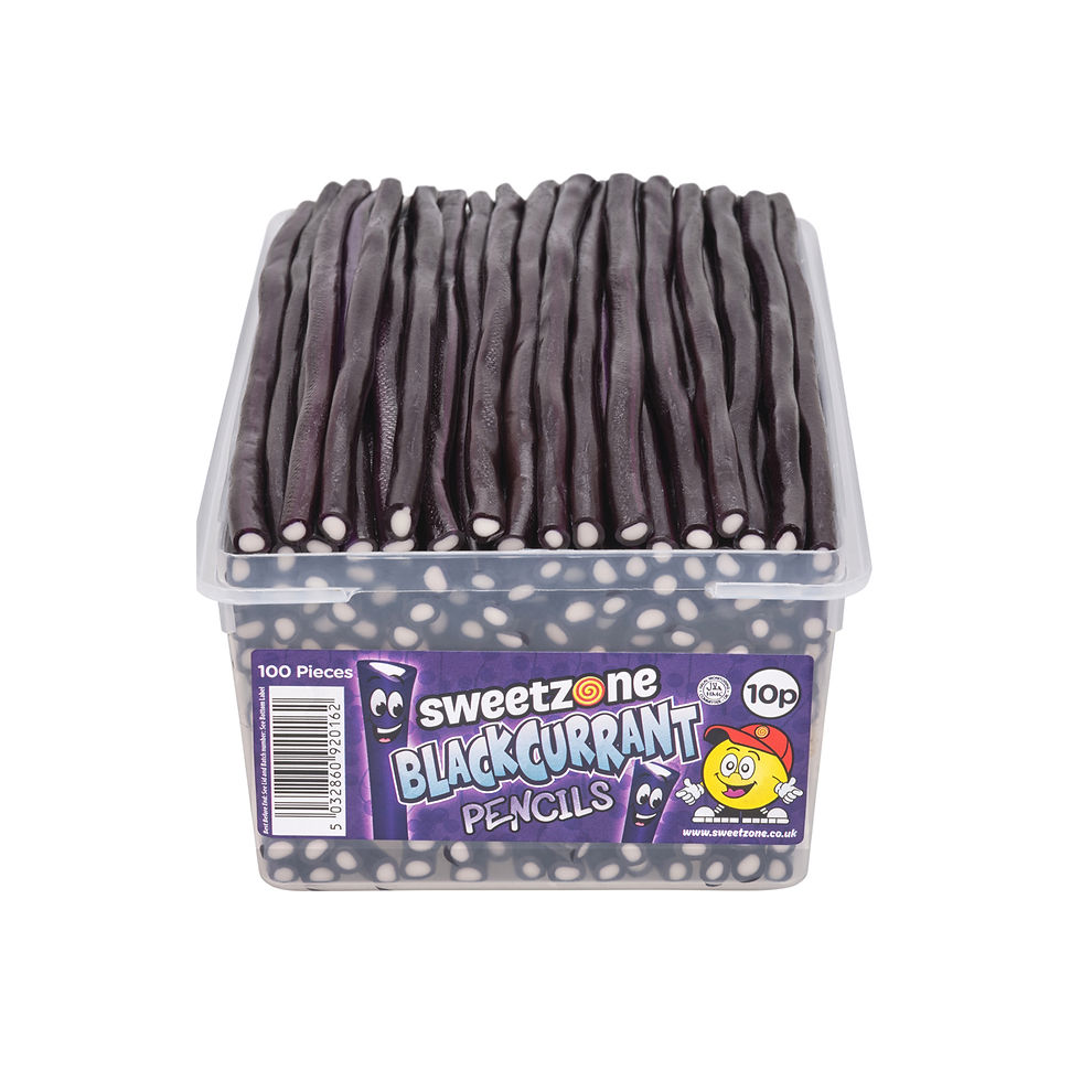 Giant Blackcurrant Pencils
