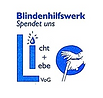 Logo des Blindenhilfswerks "Spendet uns Licht und Liebe" Eupen und Umgebung VoG.