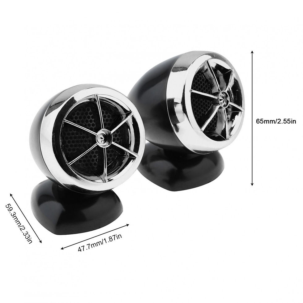 Thumbnail: 2pcs 1200W Subwoofer Car Speakers Universal Dome Tweeter Sound Vehicle Auto Musi