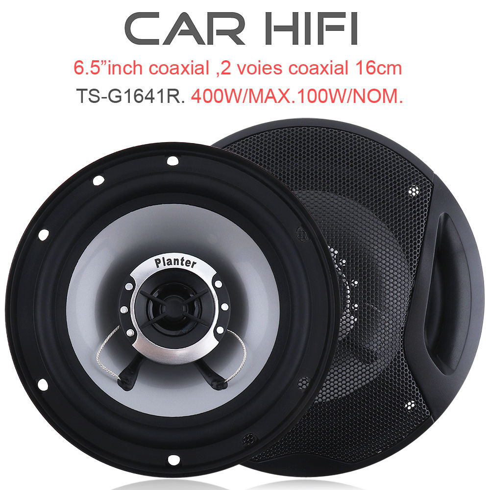 2pcs 4/5/6.5 Inch HiFi Coaxial Car Speaker 280/300/400W Vehicle Door Audio Music