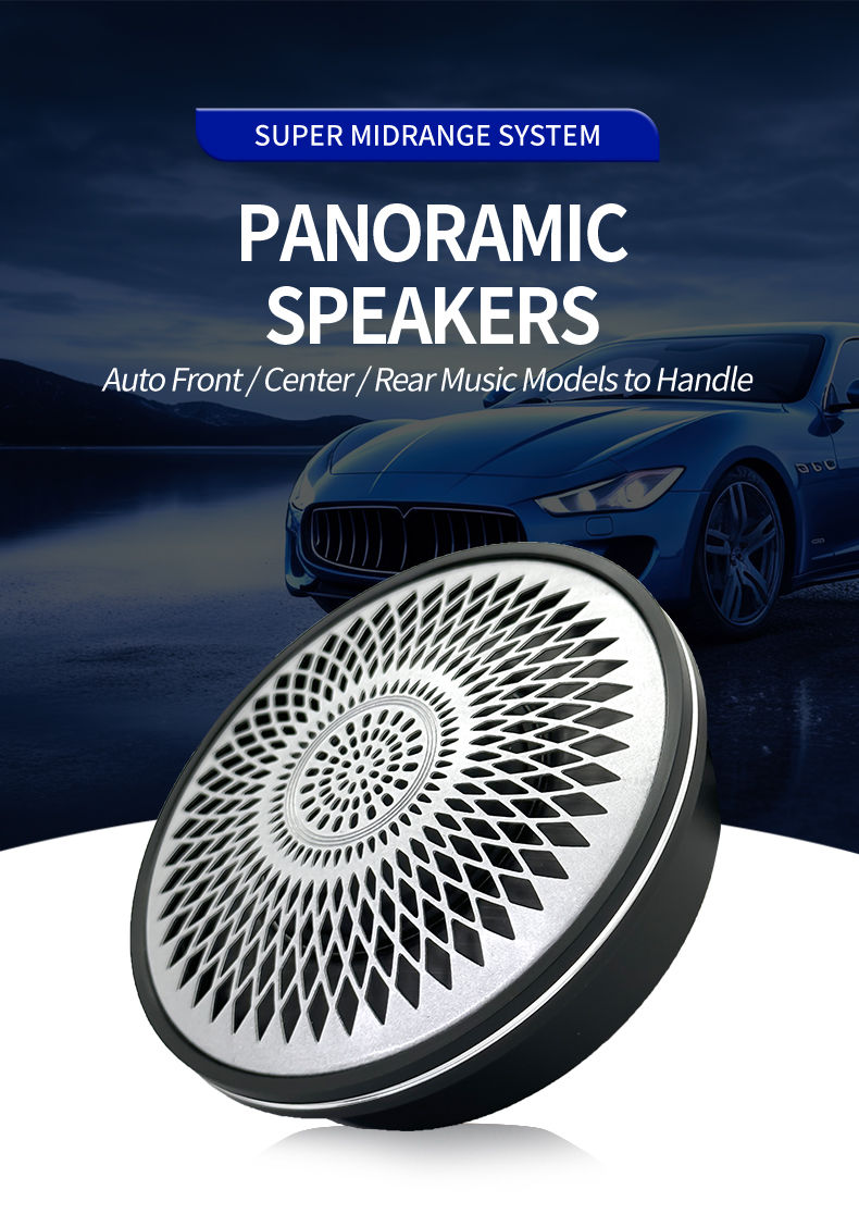 Thumbnail: Zeming Audio 3 Inch Car Midrange Speaker 4D Immersive Panoramic Sound Effects Fu