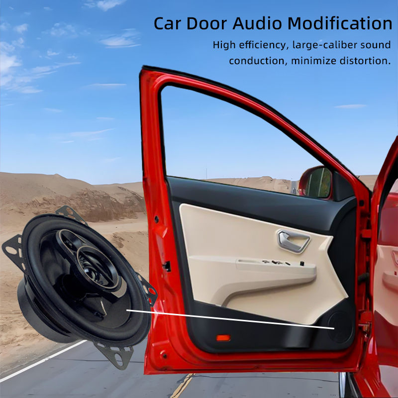 Thumbnail: 2pcs (2X280W) 560W 4 Inch HiFi Car Speakers HD Audio 3 Way Coaxial Speakers Full