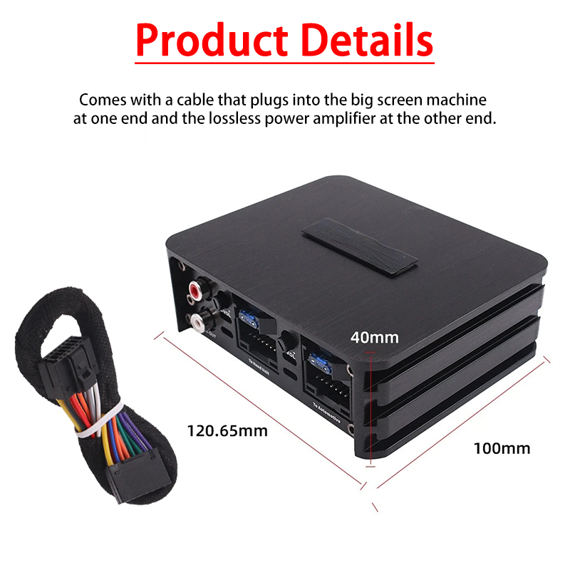 Thumbnail: 6 Way Car Power Amplifier Class AB DSP Car Audio Speakers HIFI Non-Destructive I