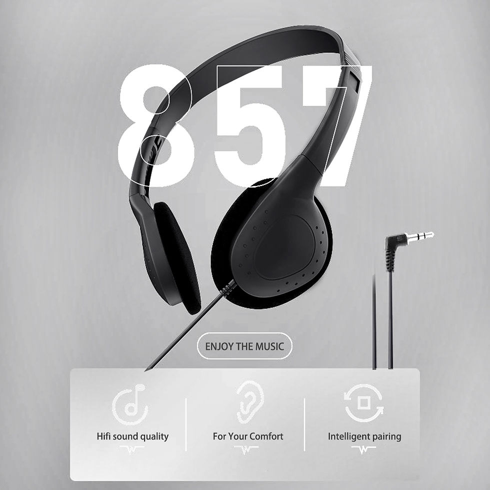 Thumbnail: 1/5/10pcs 3.5mm Wired Stereo Gaming Headphone Headset - Noise Reduction ABS Comf