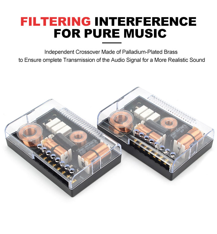 Thumbnail: 2025 Zeming 6.5 Inch Car Component Spekers Set 3-way Car Audio Systeme Speaker 3