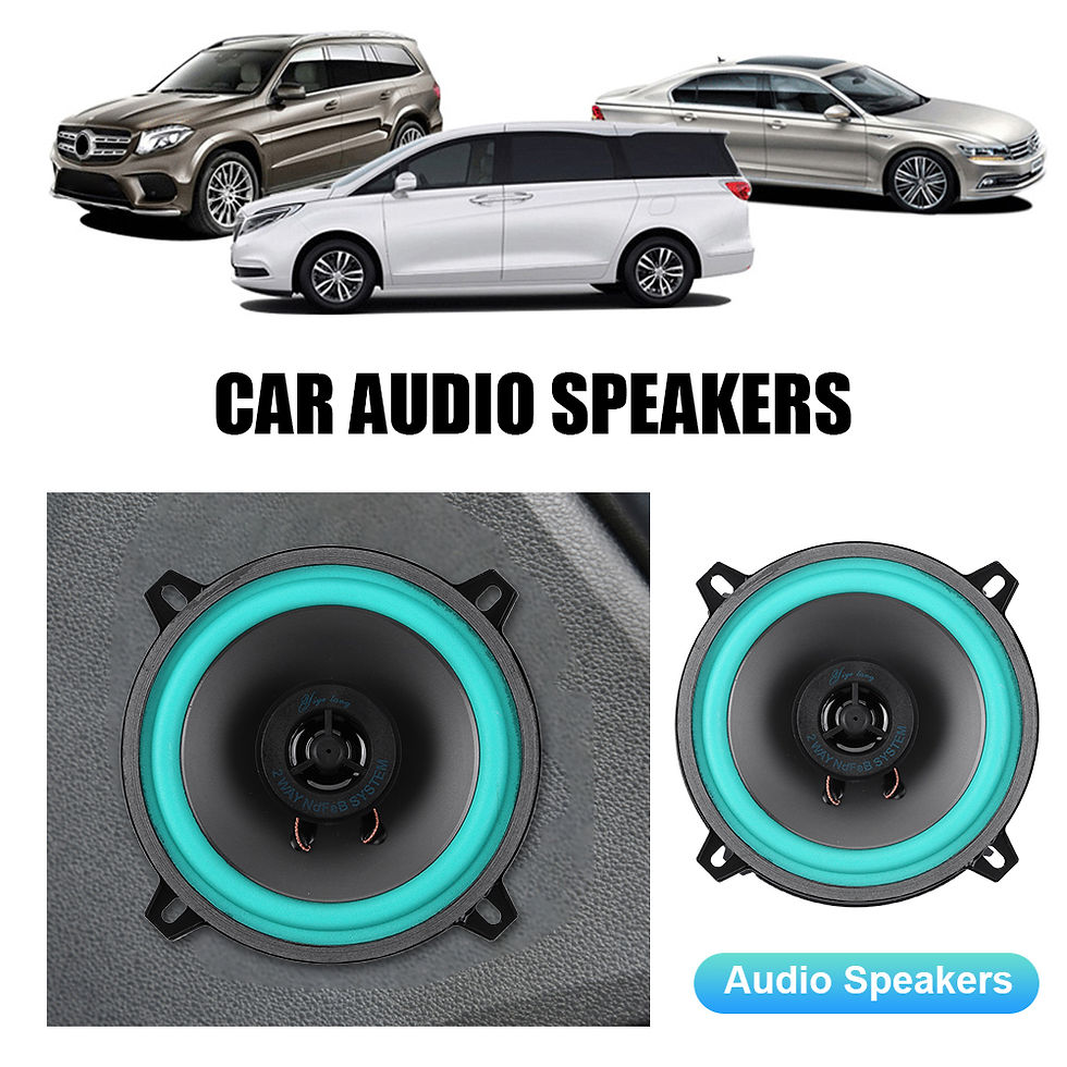 Thumbnail: 4/5/6.5 Inch Car Speaker 100/160W HiFi Coaxial Subwoofer Universal Automotive Au