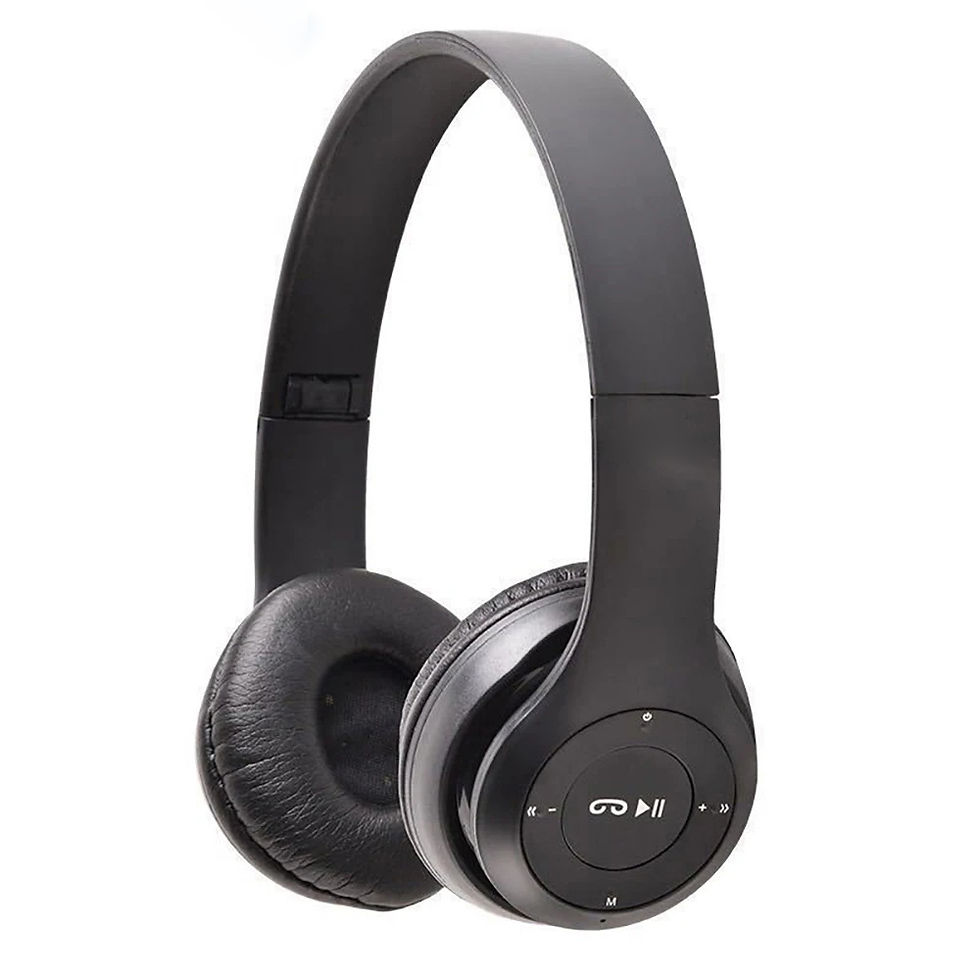Thumbnail: Wireless Bluetooth Headphone With HD Mic Foldable Headset Stereo Sound Earphones
