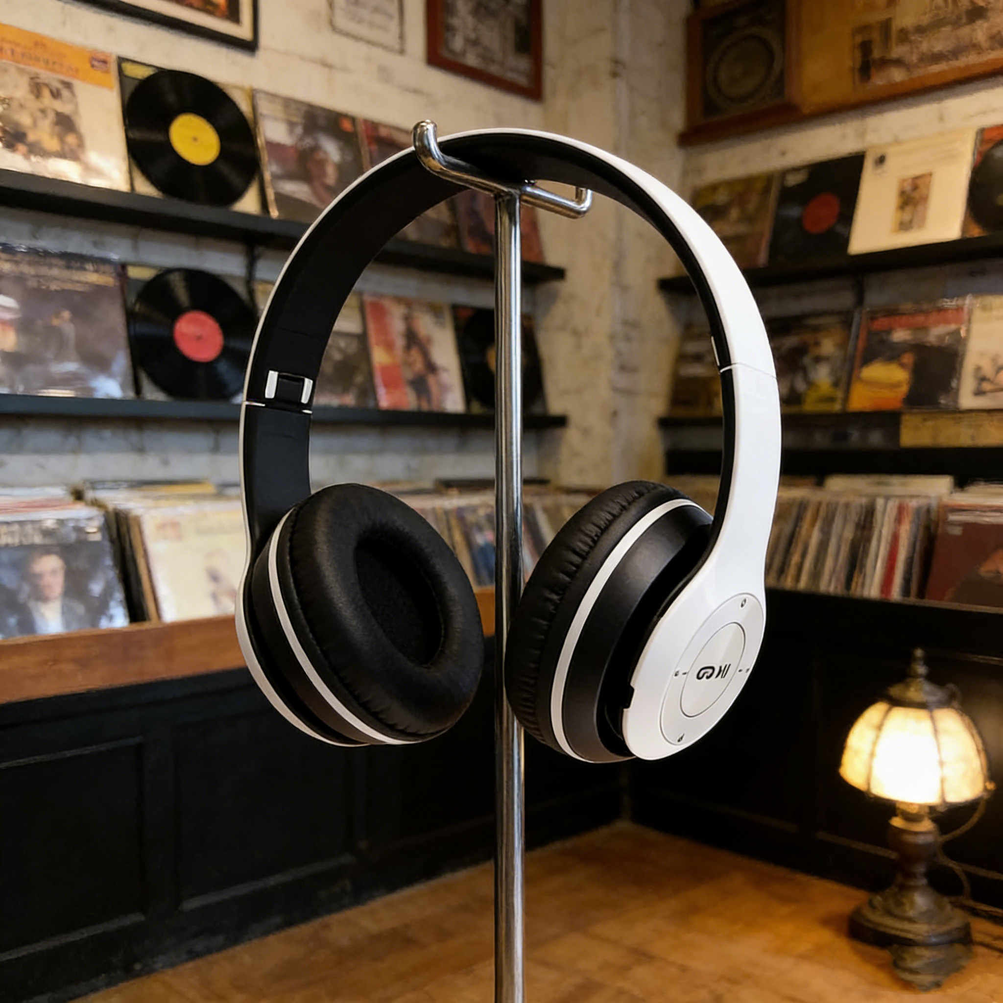 Wireless Bluetooth Headphone With HD Mic Foldable Headset Stereo Sound Earphones