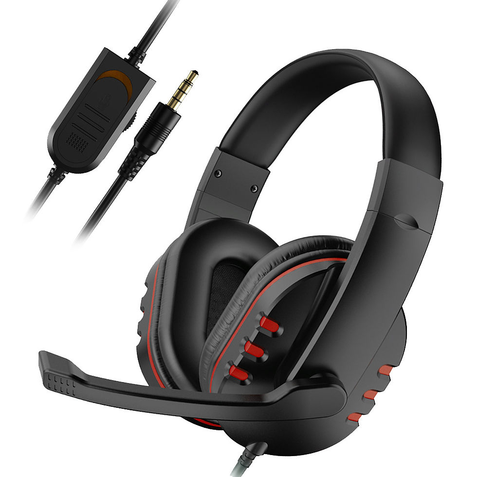 Thumbnail: Headphones 3.5mm Wired Gaming Headset Earphones Music For PS4 Play Station 4 Gam