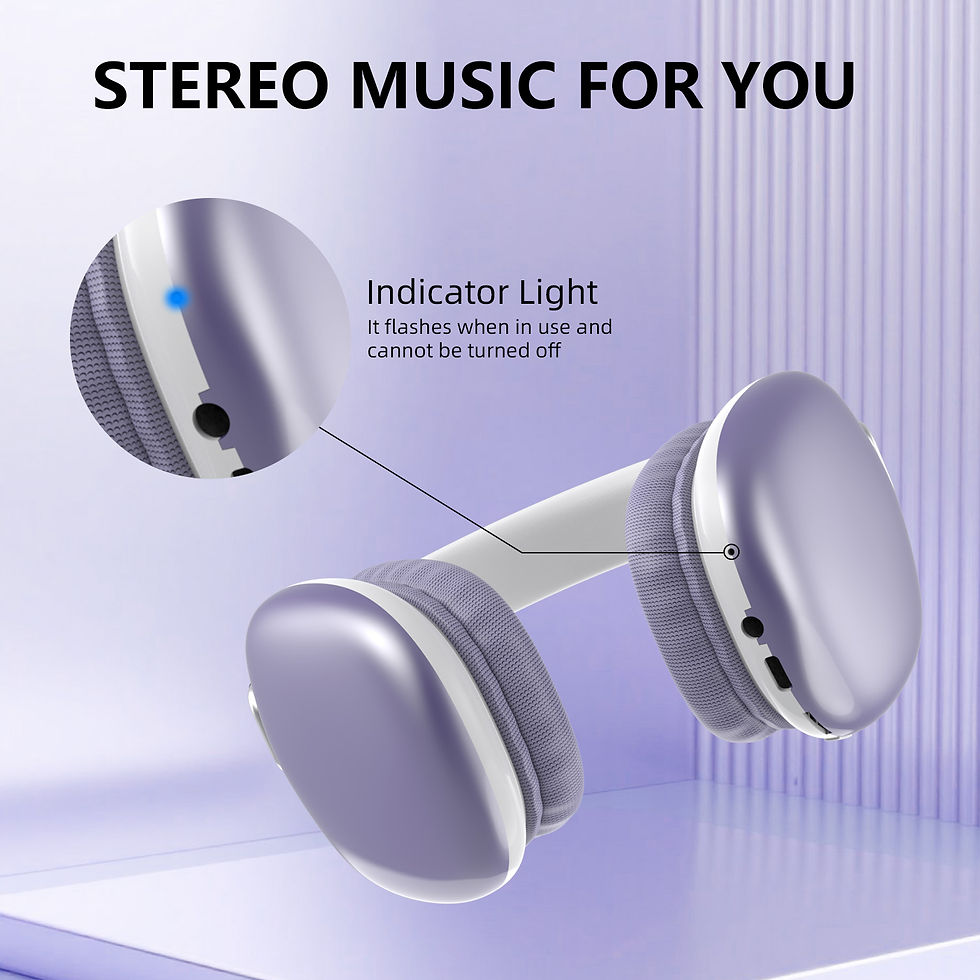 Thumbnail: B40 Bluetooth Headphones Over Ear Wireless Headset HiFi Music Gaming Comfortable