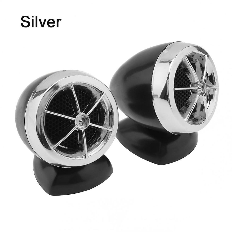 Thumbnail: 2pcs 1200W Subwoofer Car Speakers Universal Dome Tweeter Sound Vehicle Auto Musi