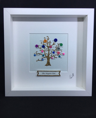 Family Tree Button Picture