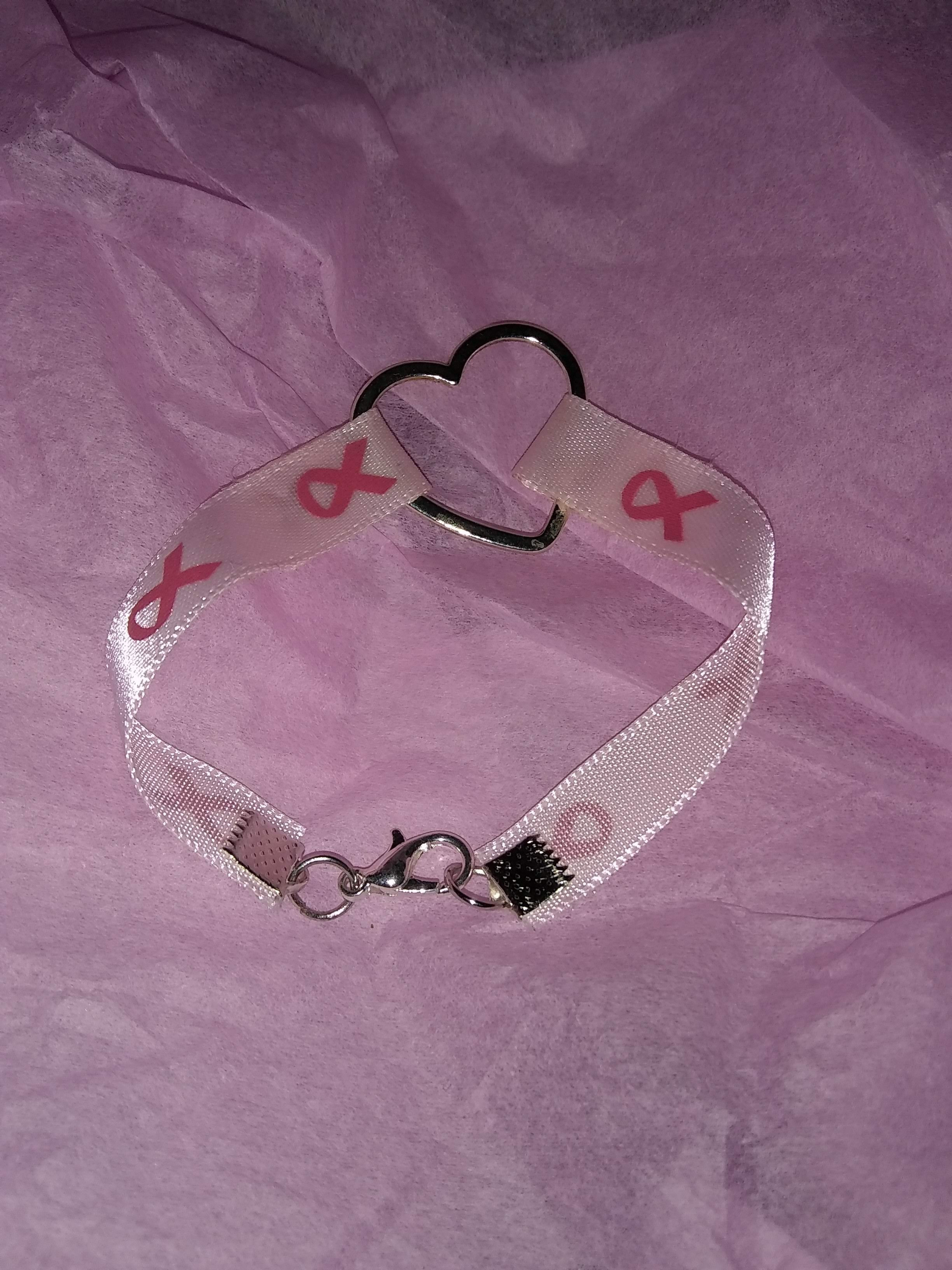 Ribbon Heart Bracelet