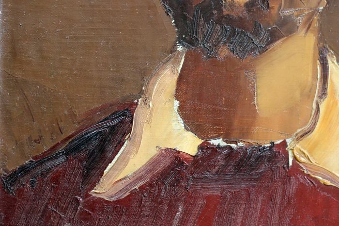 Thumbnail: Buy art Buy art online Pierre Devos Original work on Canvas Signed Affordable Europe Belgium Brussels Ghent