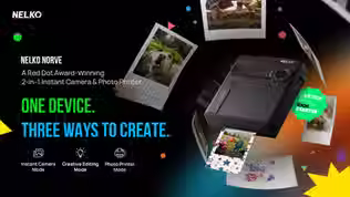 Nelko Norve: Red Dot Award-Winning Instant Camera & Printer