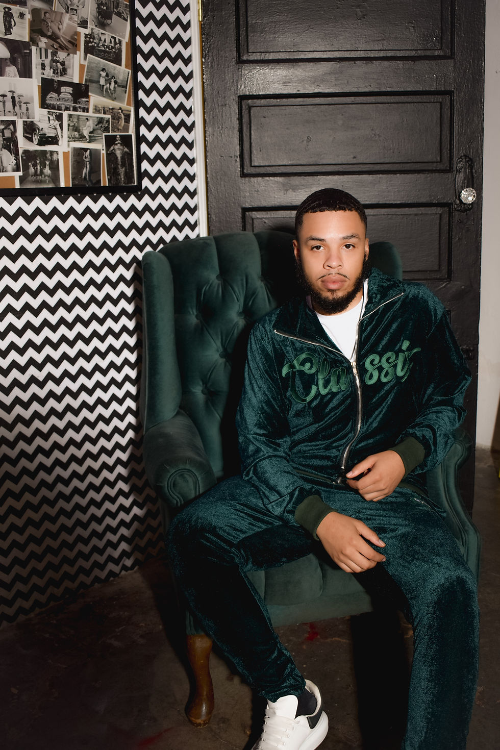 Thumbnail: Classix Velour Emerald Set