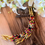 Miniatura: XL Medicine wheel beaded fringe earrings 