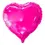 Miniatura: Balão metalizada coração 18cm