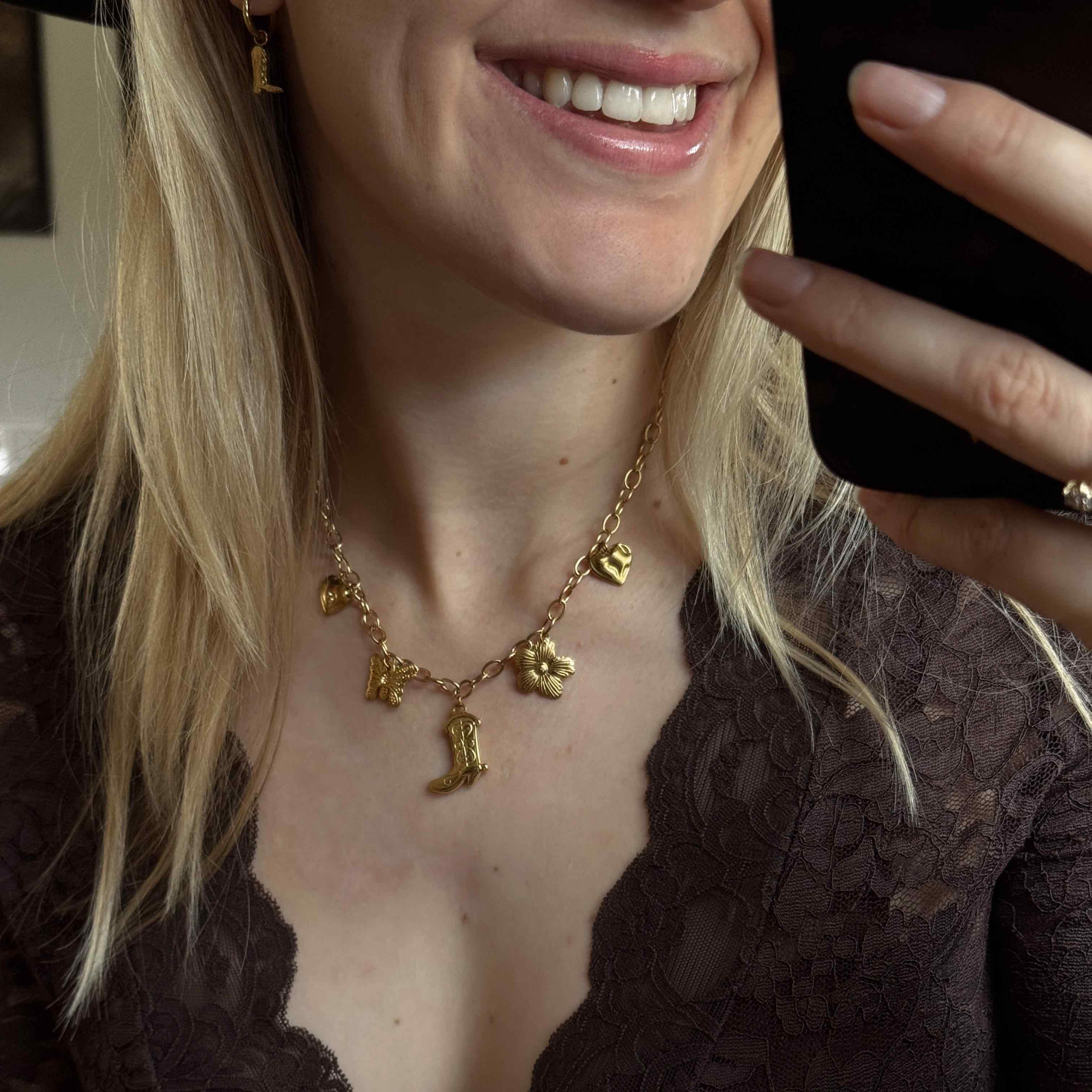 Cowgirl Charm necklace