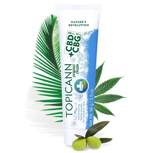 TOPICANN Crème ANNABIS – CBD + CBG – Nouvelle Formule